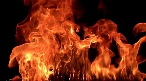 Fire flame / 8х slow motion Stock Footage