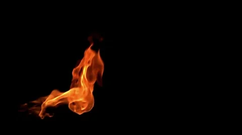 Fire flame / 8х slow motion Stock Footage