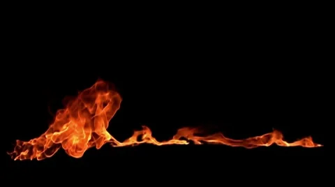 Fire flame / 8х slow motion Stock Footage 7747535