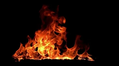 Fire flame / 8х slow motion Stock Footage 7747614