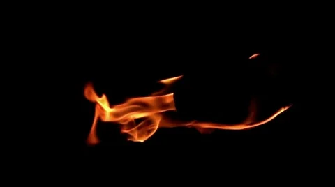 Fire flame / 8х slow motion Stock Footage 8510801