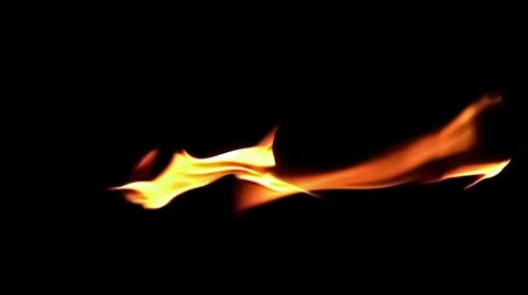 Fire flame / 8х slow motion Stock Footage 8510824