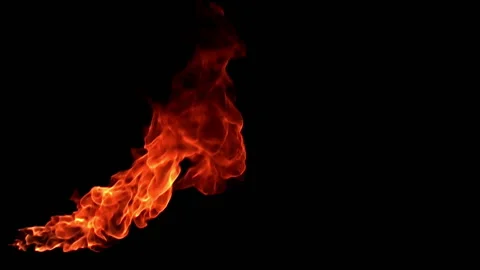 Fire flame / 8х slow motion Stock Footage 92481983