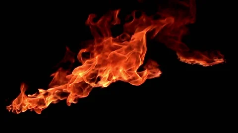 Fire flame / 8х slow motion Stock Footage 92482054