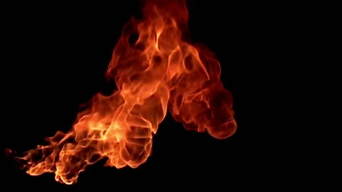 Fire flame / 8х slow motion Stock Footage 92482063