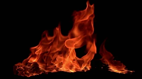 Fire flame / 8х slow motion Stock Footage 92482232