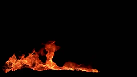 Fire flame / 8х slow motion Stock Footage 92482345