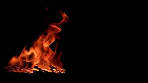 Fire flame / 8х slow motion Stock Footage 92482360