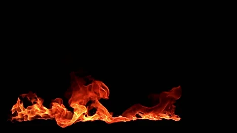 Fire flame / 8х slow motion Stock Footage 92482503