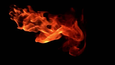 Fire flame / 8х slow motion Stock Footage 92482632