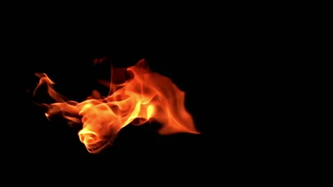 Fire flame / 8х slow motion Stock Footage 92482634