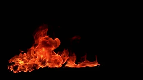Fire flame / 8х slow motion Stock Footage 92482639