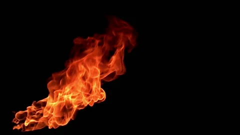 Fire flame / 8х slow motion Stock Footage 92482749