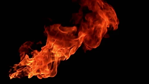 Fire flame / 8х slow motion Stock Footage 92482808
