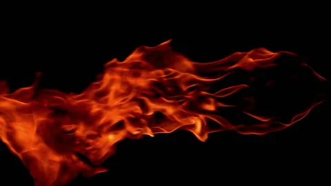 Fire flame / 8х slow motion Stock Footage 92482861