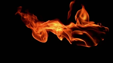 Fire flame / 8х slow motion Stock Footage 92482906