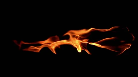 Fire flame / 8х slow motion Stock Footage 92483008