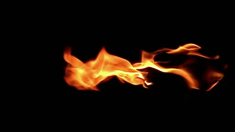Fire flame / 8х slow motion Stock Footage 92483054