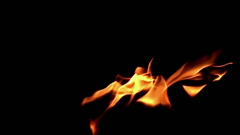 Fire flame / 8х slow motion Stock Footage 92483056