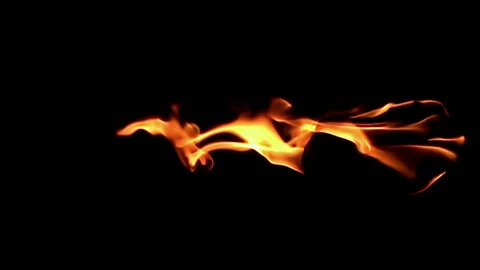 Fire flame / 8х slow motion Stock Footage 92483073