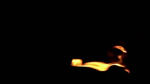 Fire flame / 8х slow motion Stock Footage 92483102