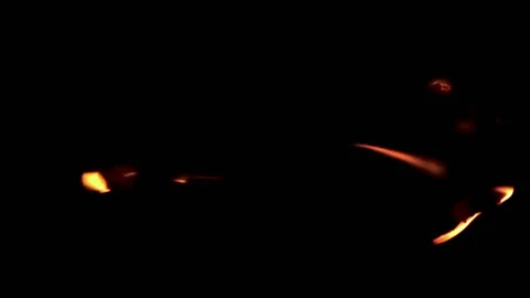 Fire flame / 8х slow motion Stock Footage 92483115