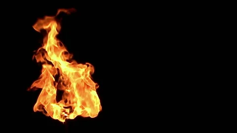 Fire flame / 8х slow motion Stock Footage 92483172