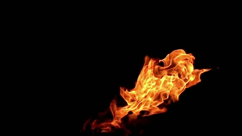 Fire flame / 8х slow motion Stock Footage 92483216