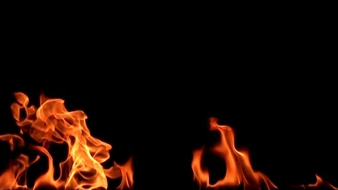 Fire flame / 8х slow motion Stock Footage 92907329