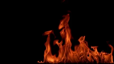 Fire flame / 8х slow motion Stock Footage 92907384