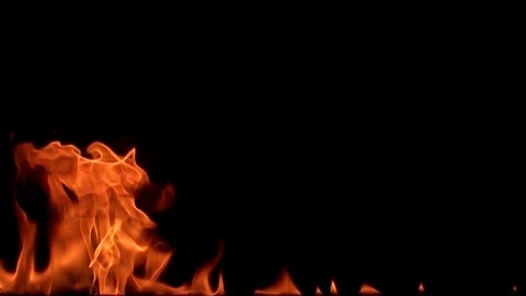 Fire flame / 8х slow motion Stock Footage 92908578