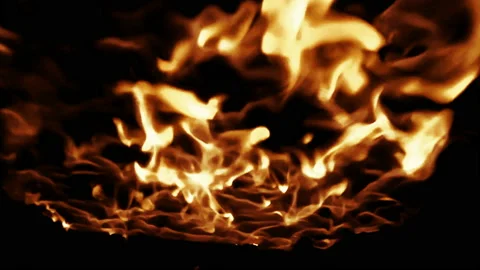 Fire flame across the ceiling Stock Footage 104815927