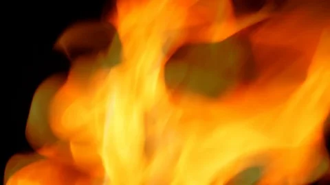 Fire flame. Alpha channel Stock Footage 83735918
