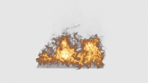 Fire Flame Alpha Loop Stock Footage 321929143