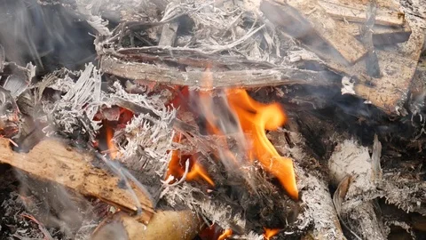 Fire Flame and Dust Stock Footage 106744146