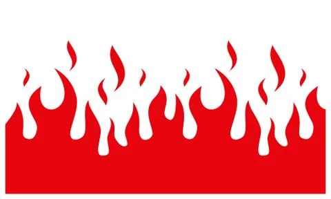 Fire flame background. fire banner. Vector illustration. 스톡 일러스트