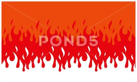 Fire flame background. fire banner. Vector illustration.: Graphic ...