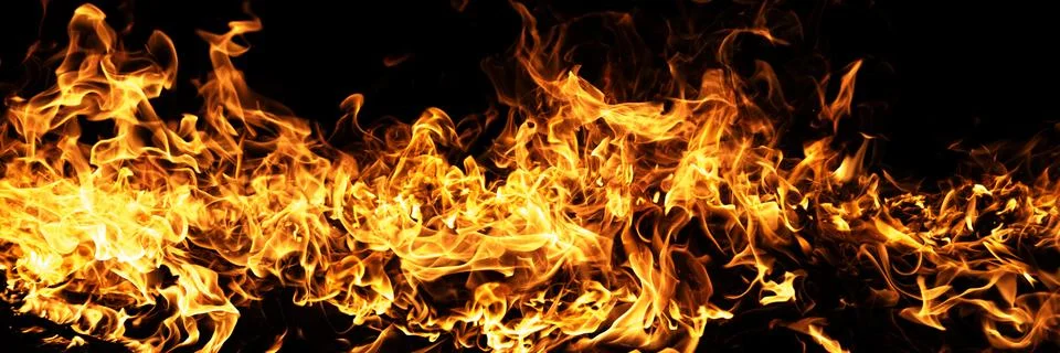 Fire flame background. Fire burning energy concept. Fire intense motion. Fire Stock Photos
