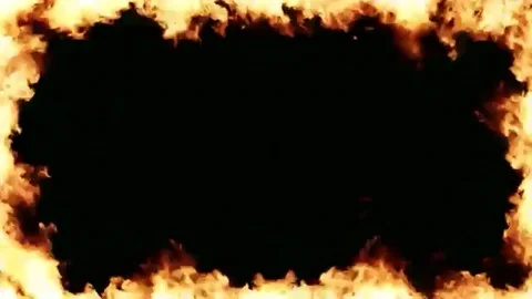 Fire flame background Stock Footage 98247212