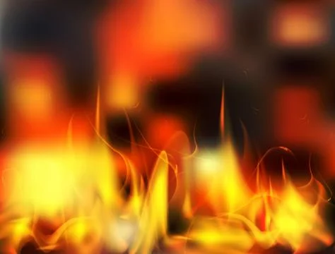 Fire flame background Stock Illustration