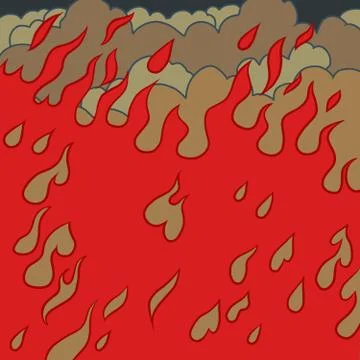 Fire flame background Stock Illustration