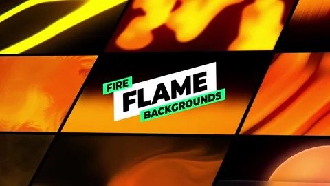 Fire Flame Backgrounds 스톡 After Effects