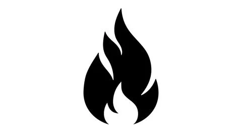 Fire, flame, bonfire. Flame fire icon Stock-Illustration