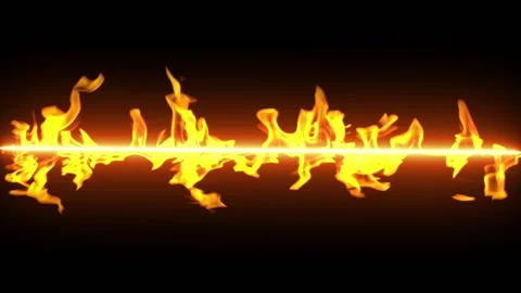 Fire flame burn loop animation Video stock 145999781