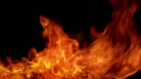 Fire flame burn loop Video stock 145933043