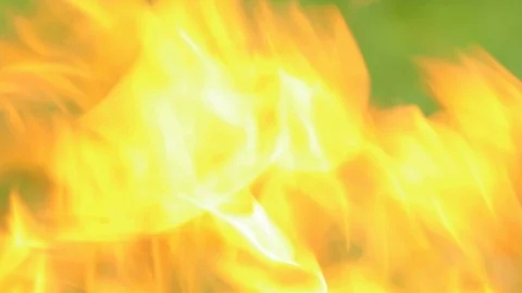 Fire flame burning, a closeup Video stock 95016888