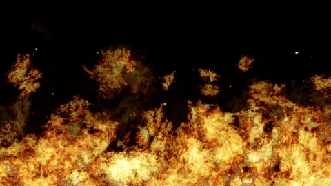 Fire flame burning slowly. Fire flame background with particle seamless. Video stock 103985268