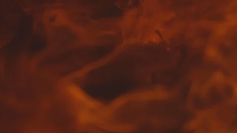 Fire flame close up with burning in Slow motion.It real fire flame Vídeo Stock 125934076