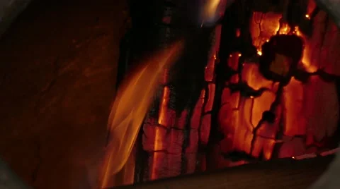 Fire flame, close-up Stock Footage 68808040