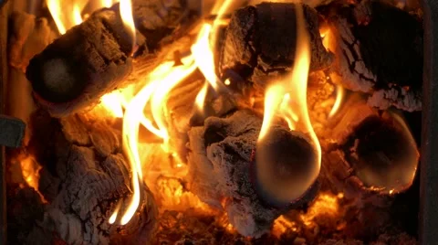 Fire flame, close-up Stock Footage 68808850